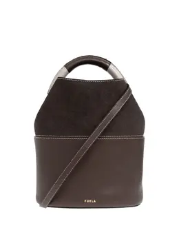 Furla: Коричневая сумка 
