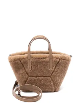 Brunello Cucinelli: Коричневая сумка-шоппер 