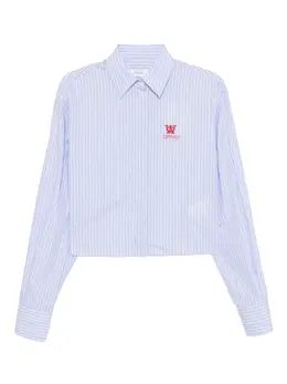 Off-White: Рубашка в полоску 