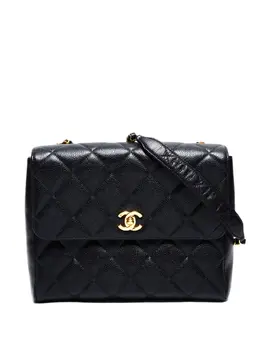 CHANEL Pre-Owned: Чёрная сумка 
