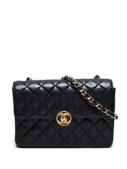 CHANEL Pre-Owned: Чёрная сумка 