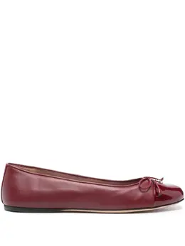 Gucci: Красные балетки  GG