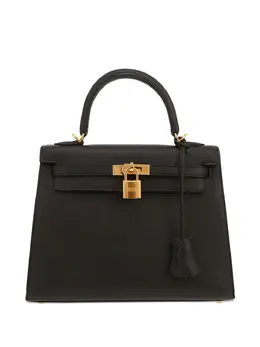 Hermès Pre-Owned: Чёрная сумка-шоппер 