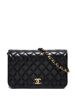 CHANEL Pre-Owned: Чёрная сумка 