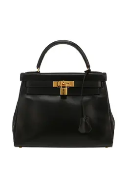Hermès Pre-Owned: Чёрная сумка-шоппер 