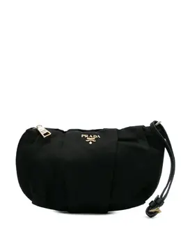 Prada Pre-Owned: Чёрный клатч 