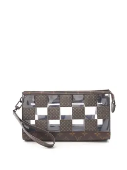 Louis Vuitton Pre-Owned: Коричневый клатч 