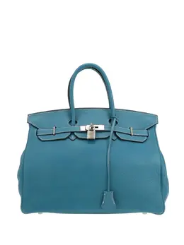 Hermès Pre-Owned: Голубая сумка-шоппер 