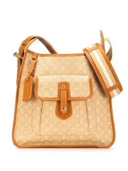 Louis Vuitton Pre-Owned: Коричневая сумка через плечо 
