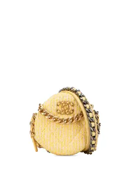 CHANEL Pre-Owned: Жёлтый клатч 