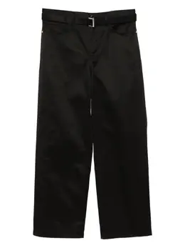 sacai: Чёрные брюки 