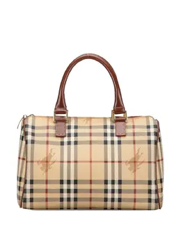 Burberry Pre-Owned: Коричневая сумка 