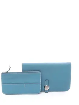 Hermès Pre-Owned: Голубой кошелёк 