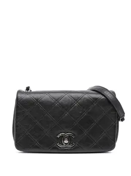 CHANEL Pre-Owned: Чёрная сумка через плечо 