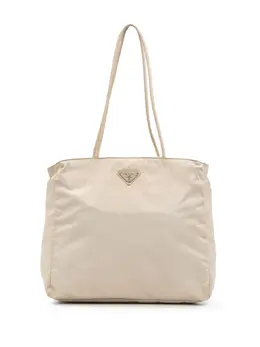 Prada Pre-Owned: Коричневая сумка-шоппер 
