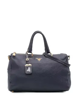 Prada Pre-Owned: Голубая сумка 