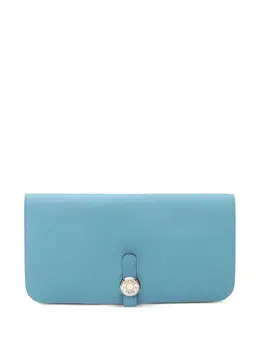 Hermès Pre-Owned: Голубой кошелёк 