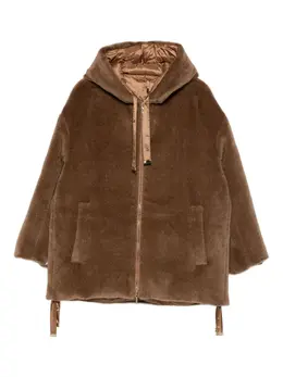 Max Mara: Пальто с капюшоном 