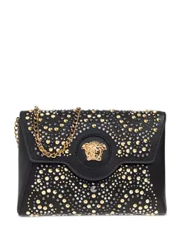 Versace: Чёрный клатч 