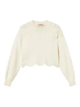TWINSET: Белый свитер 