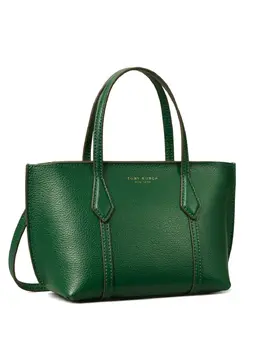 Tory Burch: Зелёная сумка  Perry
