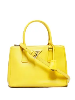 Prada Pre-Owned: Жёлтая сумка 