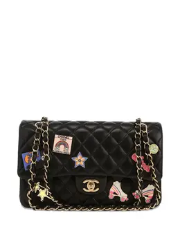 CHANEL Pre-Owned: Чёрная сумка-шоппер 