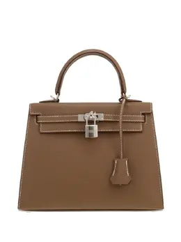 Hermès Pre-Owned: Коричневая сумка-шоппер 
