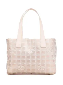 CHANEL Pre-Owned: Коричневая сумка-шоппер 