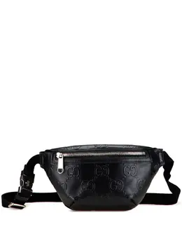 Gucci Pre-Owned: Чёрная поясная сумка 