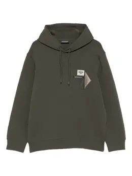 Emporio Armani: Зелёная толстовка 