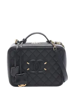 CHANEL Pre-Owned: Чёрная сумка 