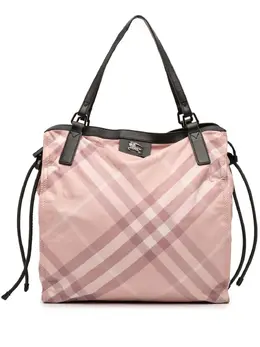 Burberry Pre-Owned: Розовая сумка-шоппер 
