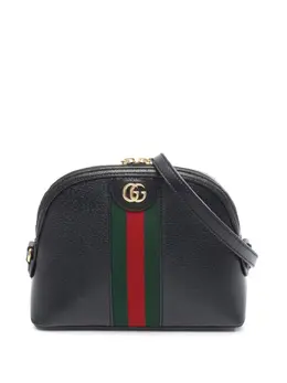 Gucci Pre-Owned: Чёрная сумка через плечо 