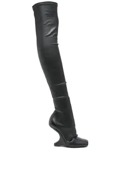 Rick Owens Lilies: Чёрные ботинки 