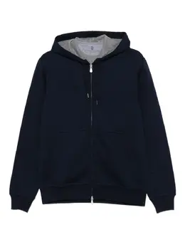 Brunello Cucinelli: Синяя толстовка 