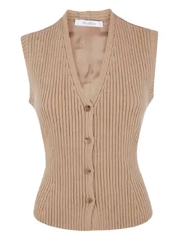 Max Mara: Трикотажный жилет 