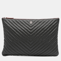 Chanel: Чёрный клатч 