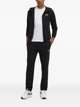 Ea7 Emporio Armani: Чёрный комбинезон 