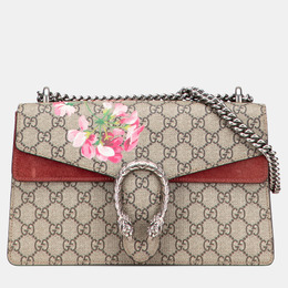Gucci: Бежевая сумка  GG Supreme