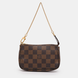 Louis Vuitton: Коричневая сумка  Pochette Accessoires