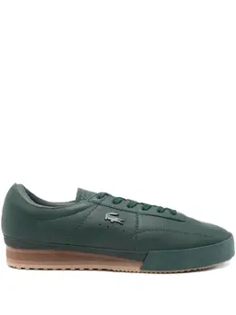 Lacoste: Зелёные кроссовки 