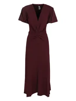 Victoria Beckham: Платье с v-образным вырезом 