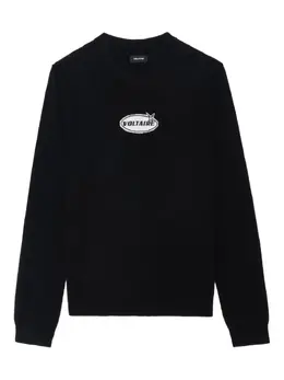 Zadig&Voltaire: Чёрный свитер  Kennedy