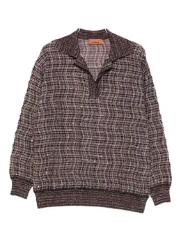 Missoni: Свитер с v-образным вырезом 