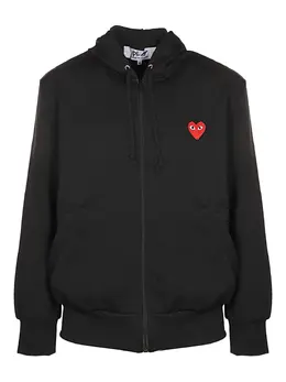 Comme Des Garçons Play: Чёрный свитшот 
