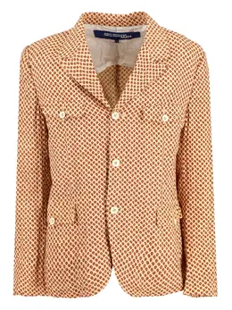 Junya Watanabe MAN: Бежевые пиджаки 
