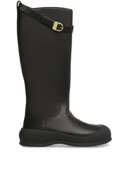 Bally: Чёрные сапоги 
