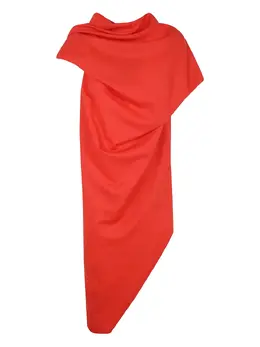 Issey Miyake: Платье из шерсти 