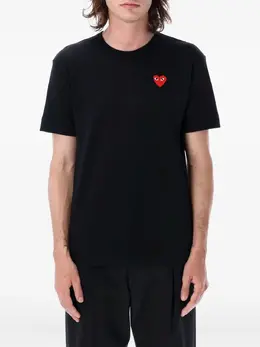 Comme Des Garçons Play: Футболка с вышивкой 